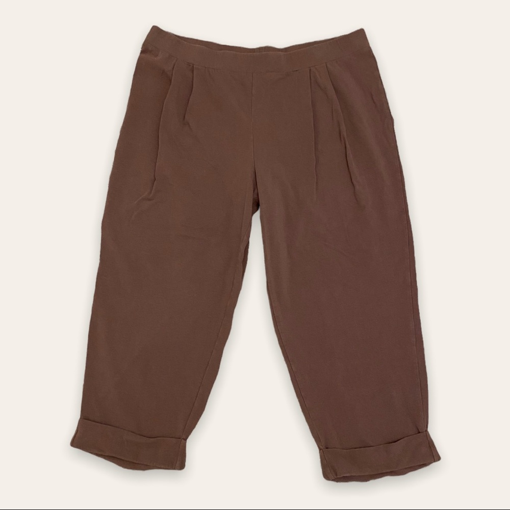 Saturday Sunday Lounge Jersey Capri Pants L